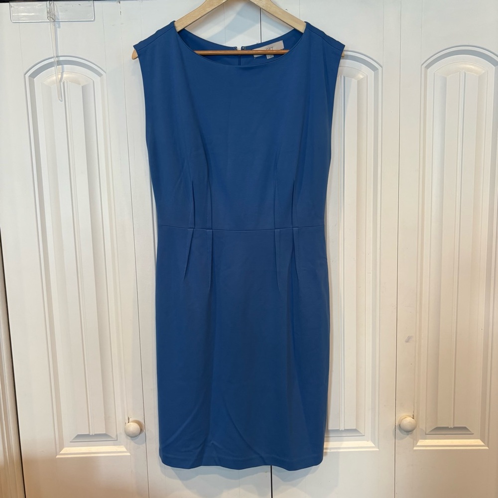 LOFT Royal Blue Sleeveless Sheath Dress